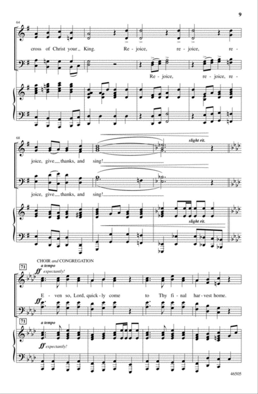 Give Thanks and Sing! 4-Part scores gallery preview page 19