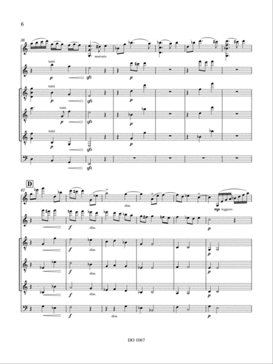 Divertissement Divertissement Guitar Ensemble scores gallery preview page 6