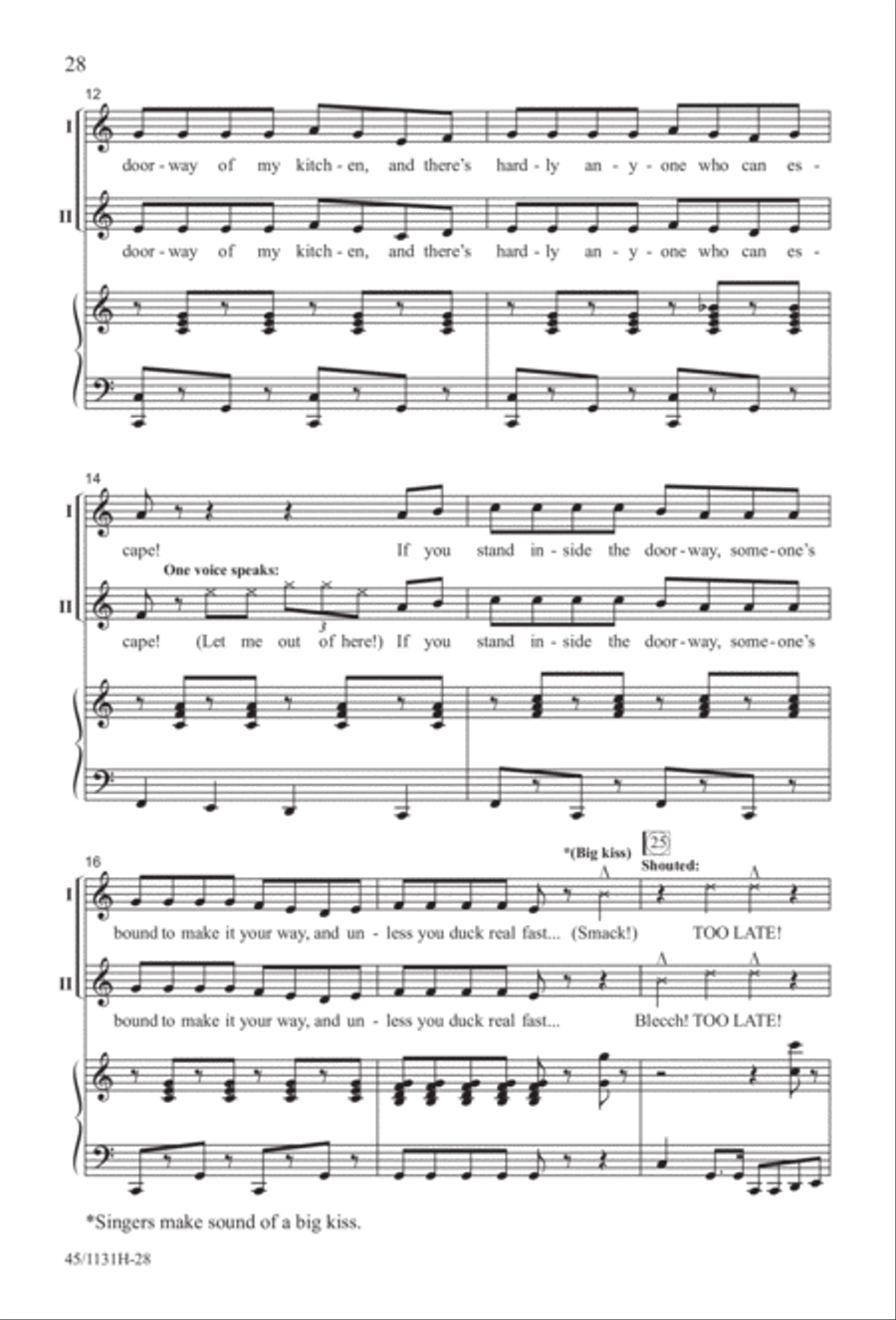 Singable Solutions for Winter Holidays 2-Part scores gallery preview page 28