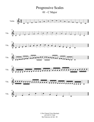 Progressive Scales - Violin - Complete