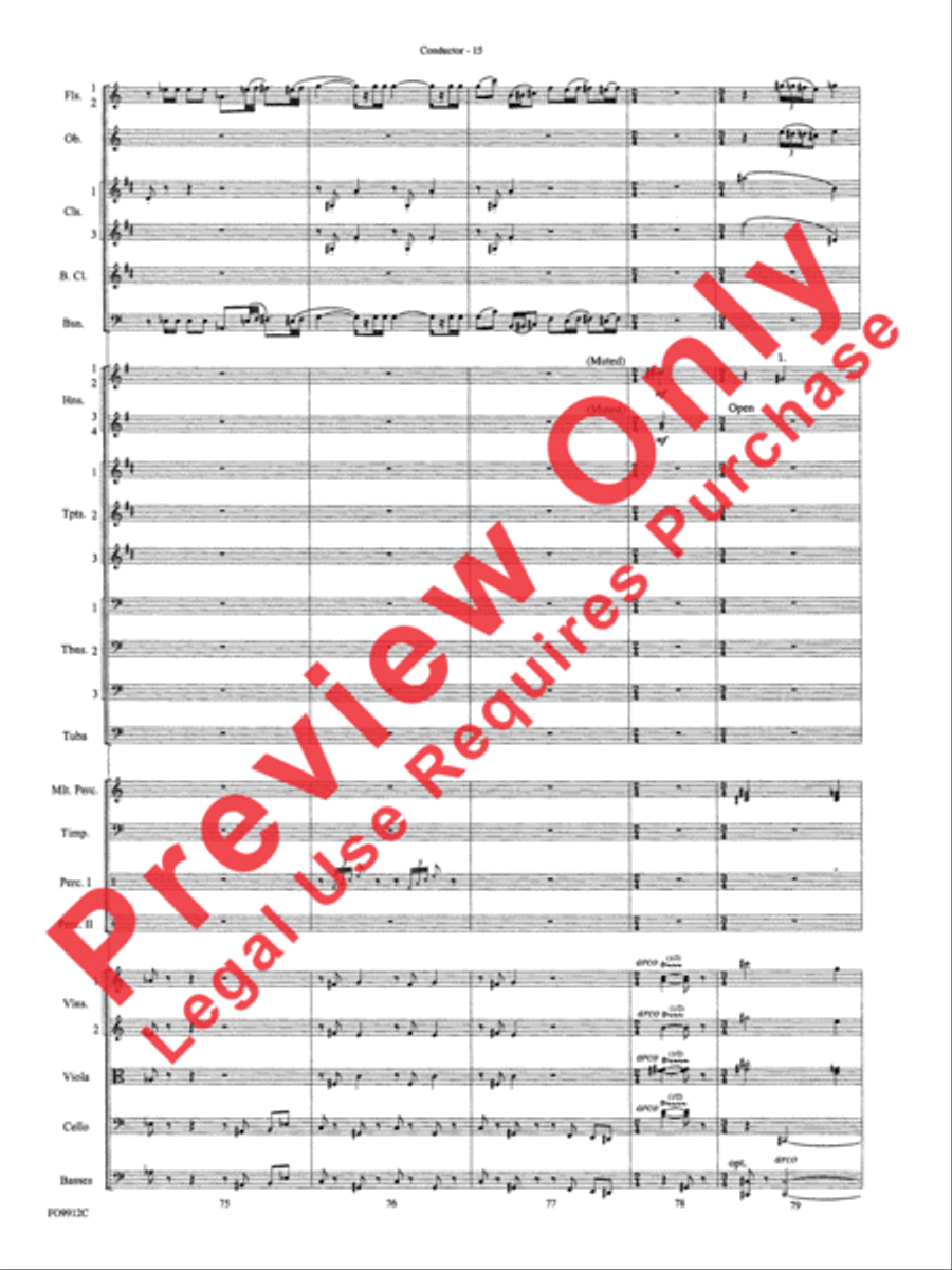 Selections from Star Wars: Episode I The Phantom Menace Full Orchestra scores gallery preview page 61