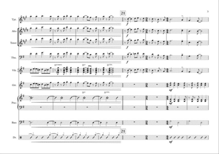 I'll Remember April Jazz Ensemble scores gallery preview page 3