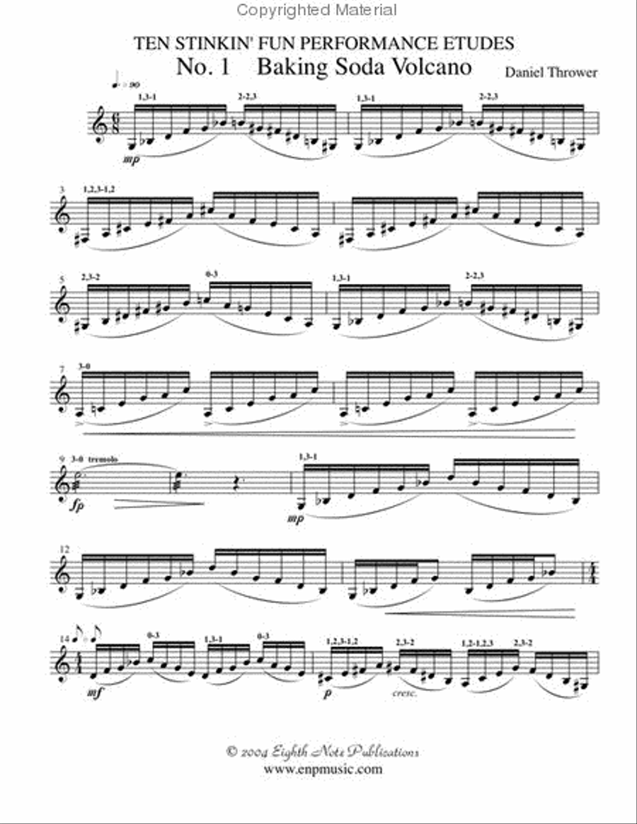 Ten Stinkin' Fun Performance Etudes Cornet scores gallery preview page 2