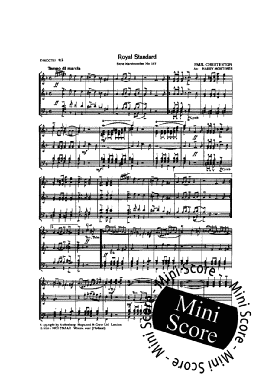 <br>Sheet music extract