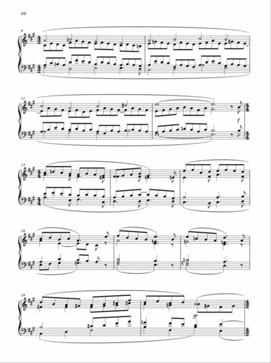 Oxford Book of Lent and Easter Organ Music for Manuals Organ Solo scores gallery preview page 66