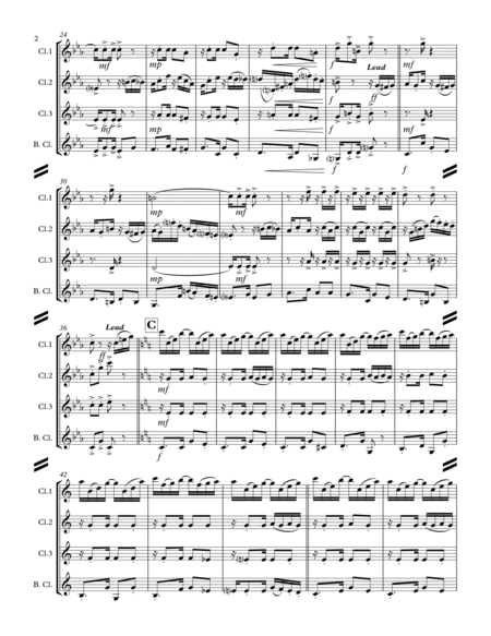 Tico-Tico no fubá (for Clarinet Quartet) image number null