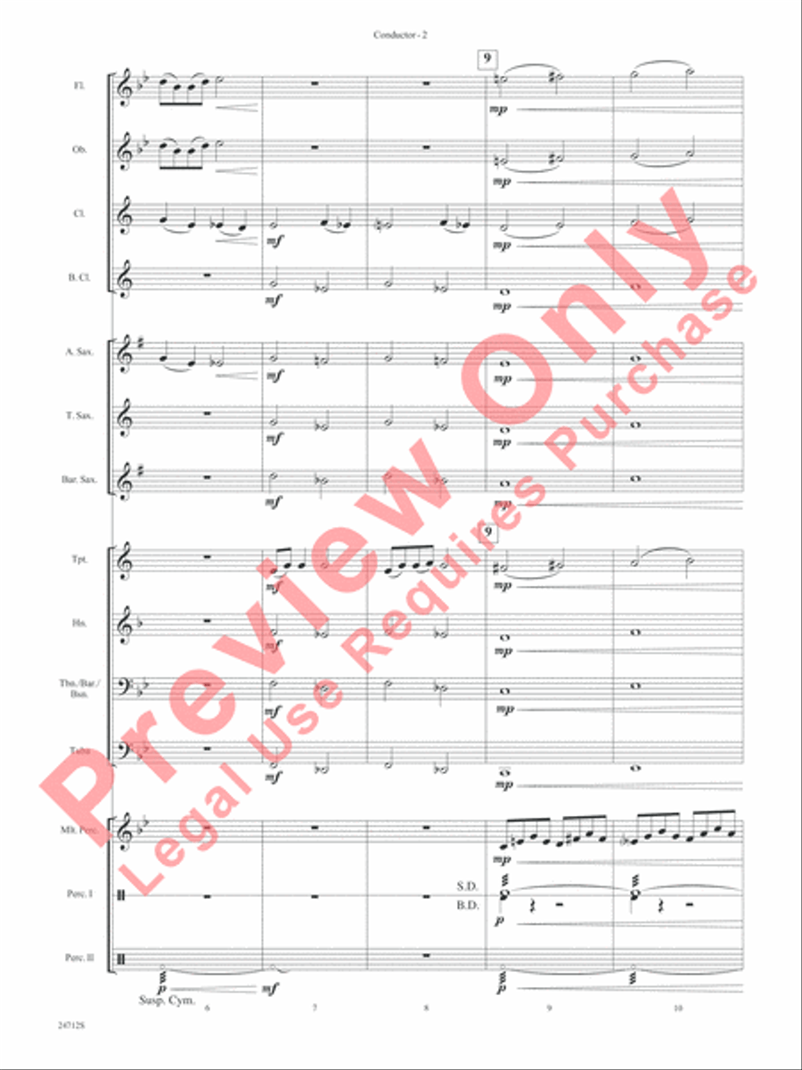 Chrysalis Concert Band scores gallery preview page 5