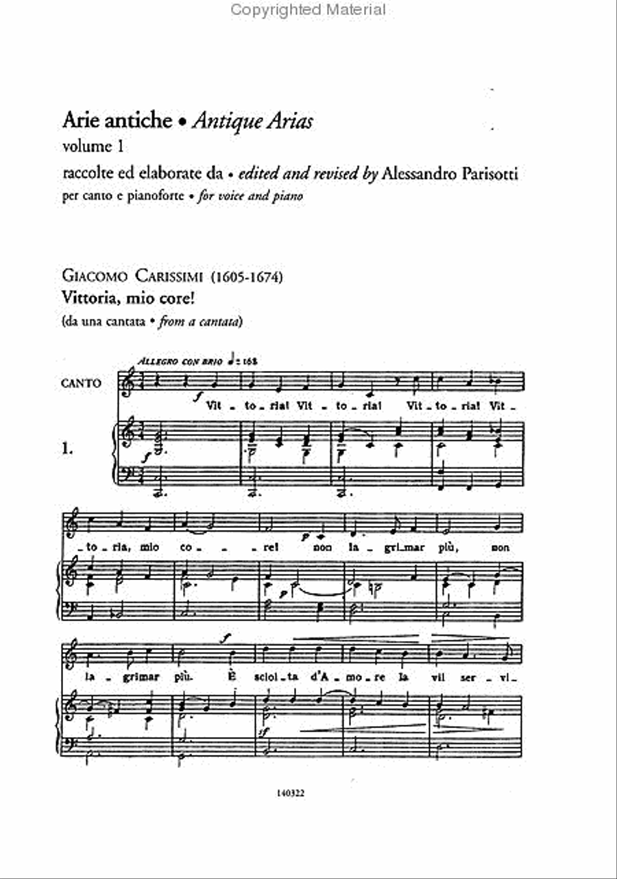Arie Antiche - Volume 1 Voice scores gallery preview page 2