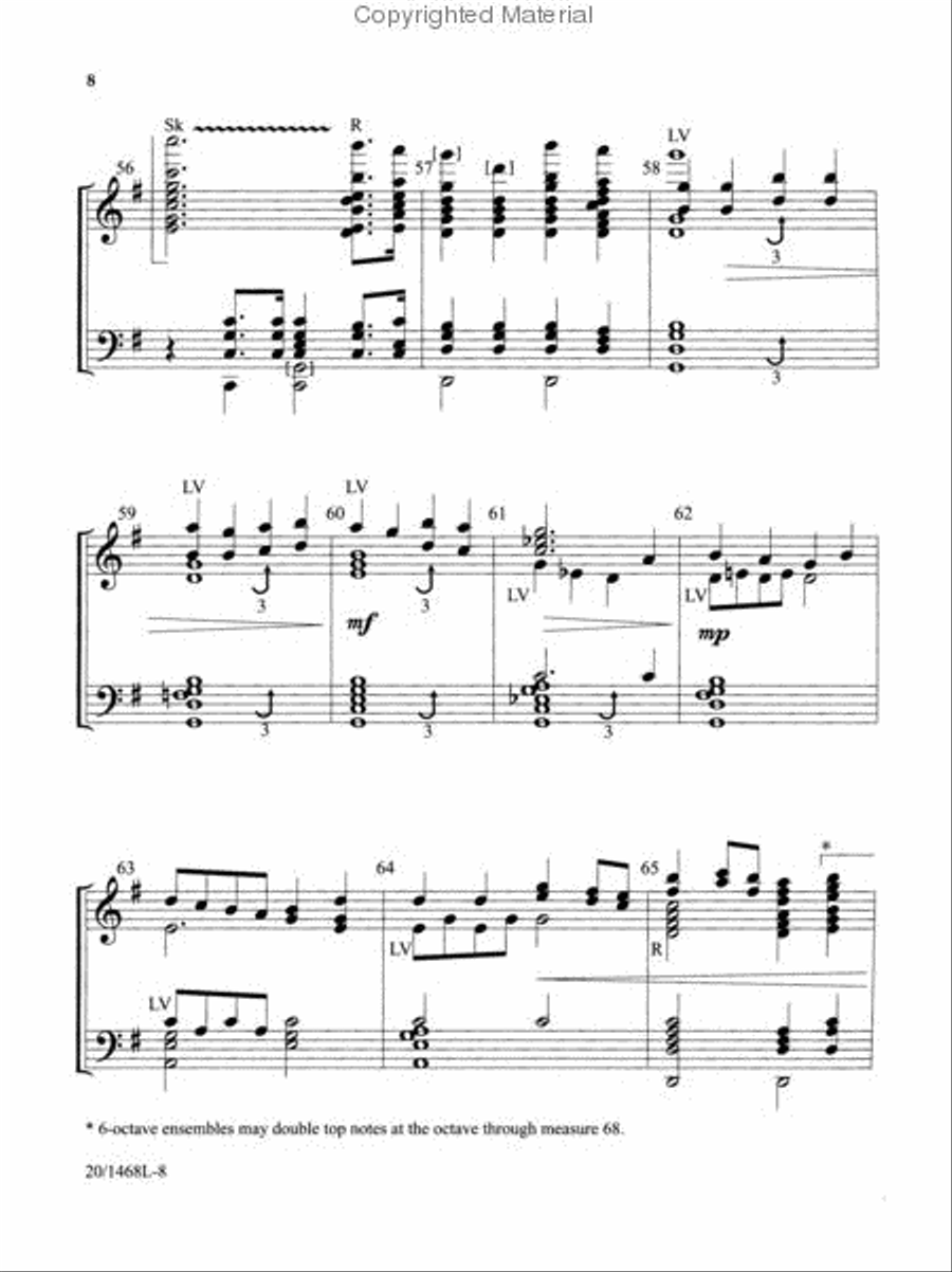 Raise Your Joys and Triumphs High 5-Octaves scores gallery preview page 3
