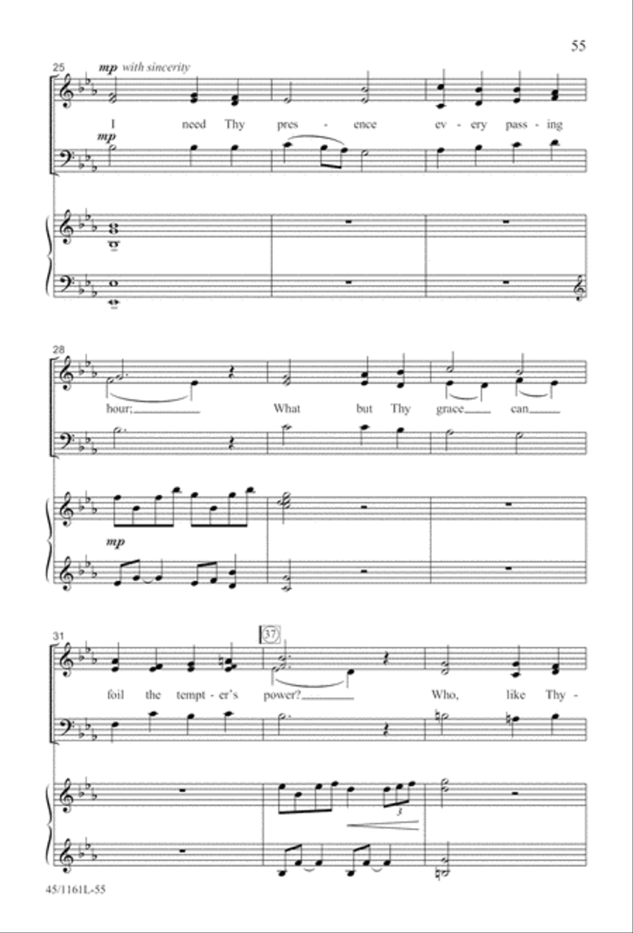 Hymns We Love to Sing Hymns We Love to Sing 3-Part scores gallery preview page 56