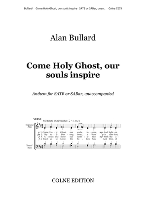 Book cover for Come Holy Ghost, our souls inspire (Anthem for SATB or SABar)