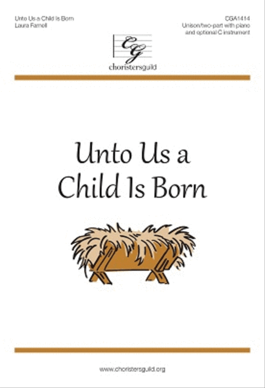 Unto Us a Child Is Born 2-Part scores gallery preview page 1