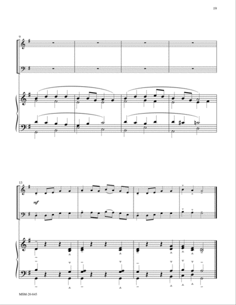God, Who Stretched the Spangled Heavens (Holy Manna) Choir scores gallery preview page 2