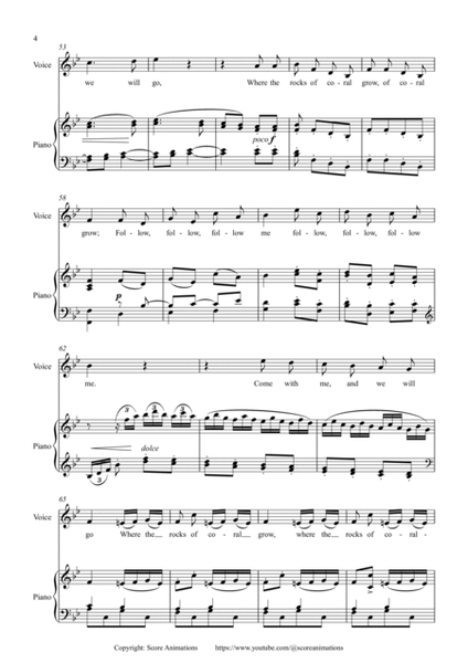 HAYDN: The Mermaid Song Lower key (B-flat major)
