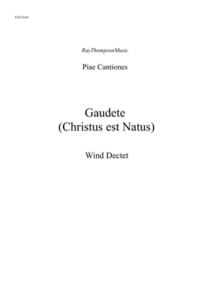 Gaudeté - symphonic wind dectet