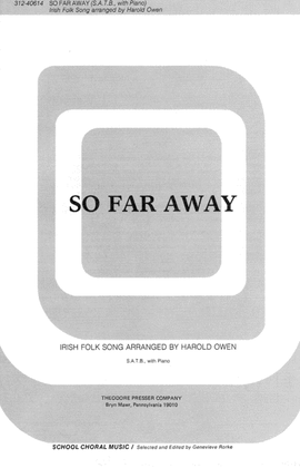 Book cover for So Far Away