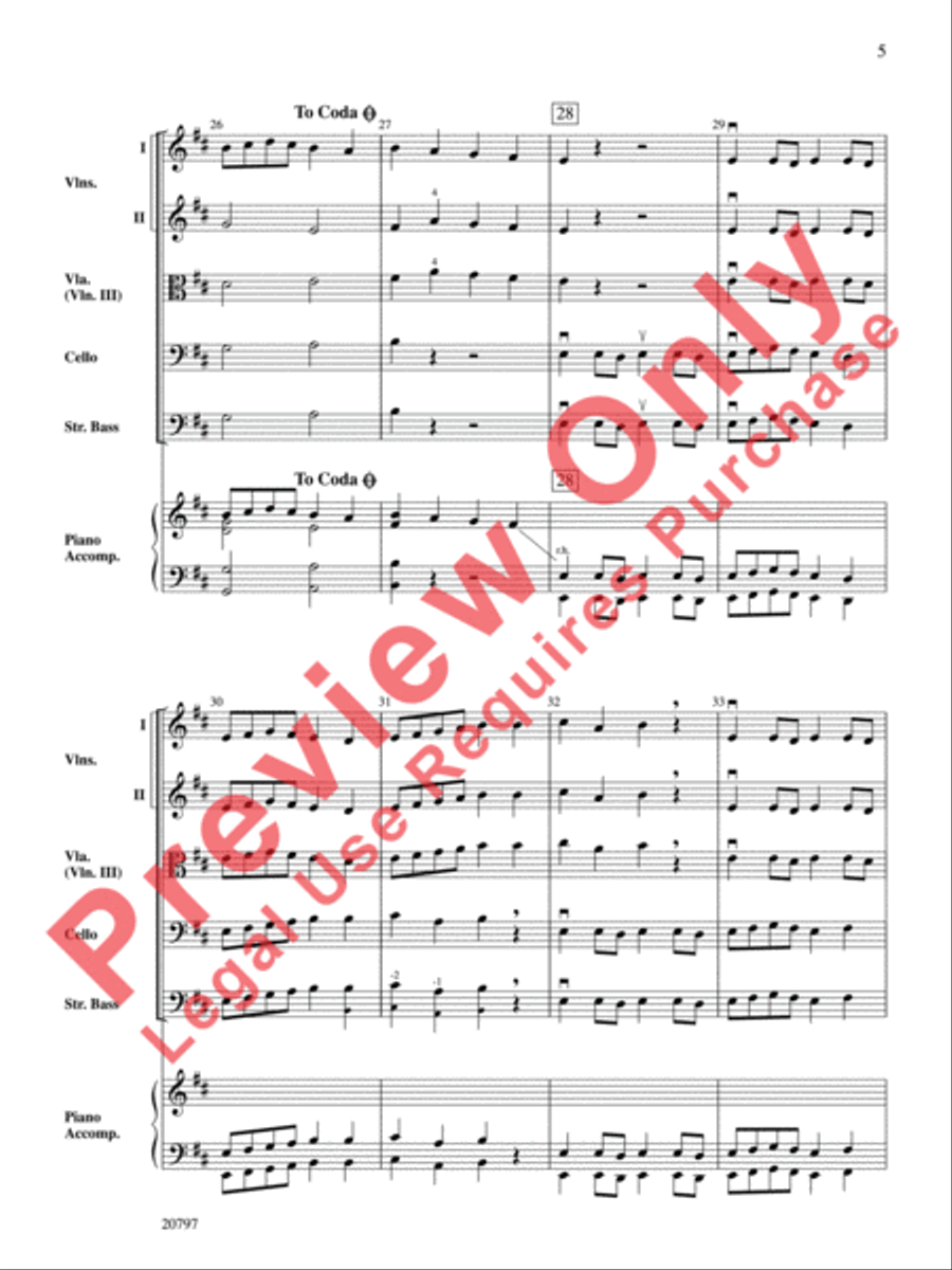 Dragonhunter String Orchestra scores gallery preview page 6