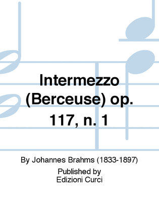 Book cover for Intermezzo (Berceuse) op. 117, n. 1