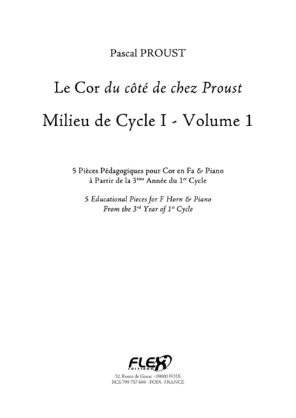 The F Horn du cote de chez Proust - Level 2 - Volume 1 image number null