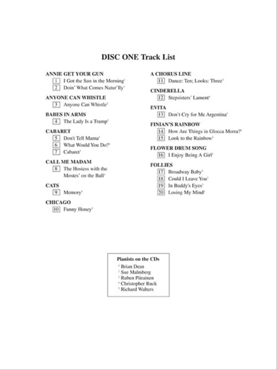 The Singer's Musical Theatre Anthology – Volume 1, Revised Mezzo-Soprano Voice scores gallery preview page 3