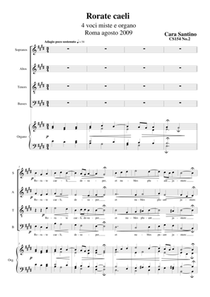 Rorate caeli - Choir SATB and organ