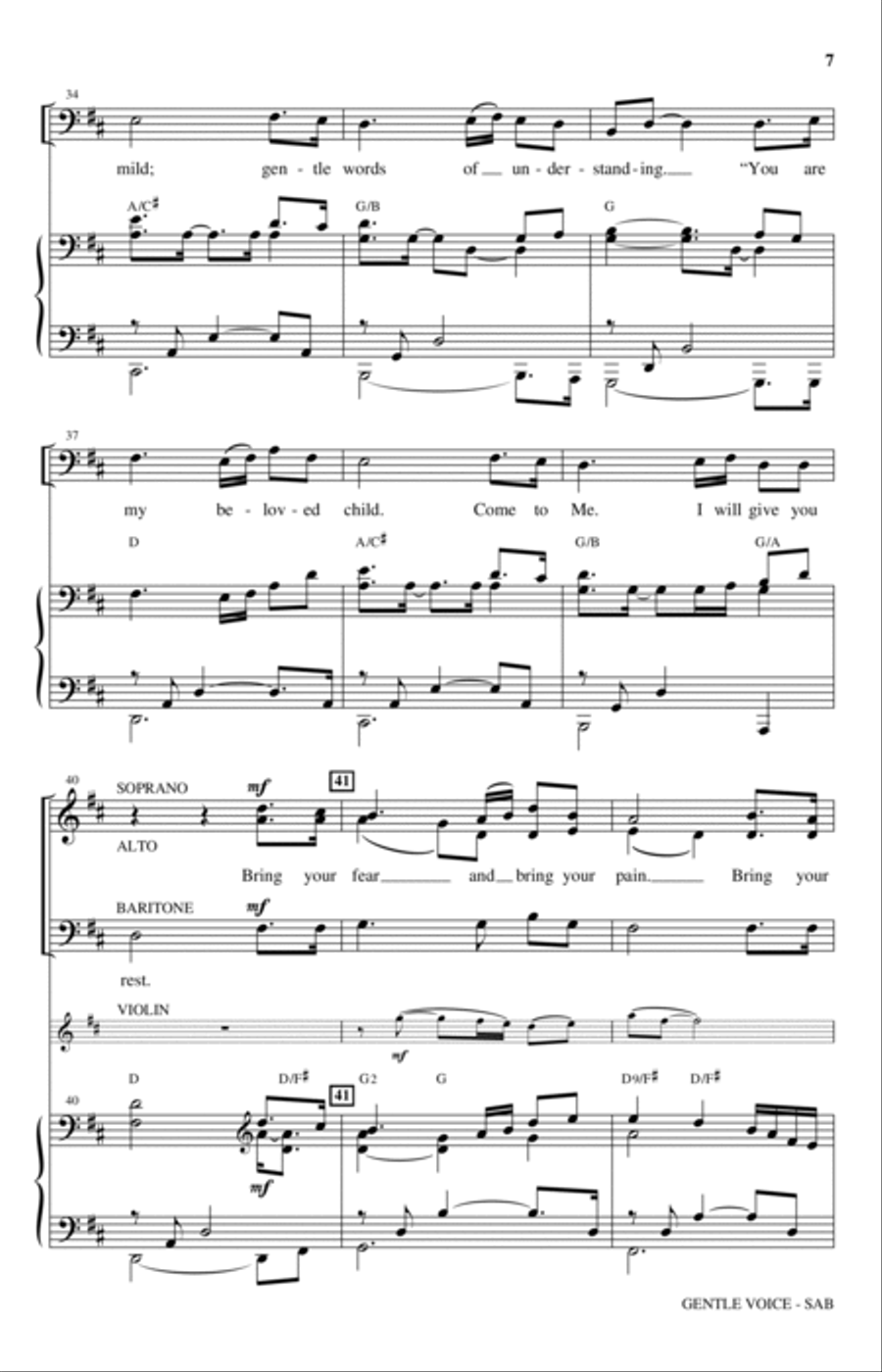 Gentle Voice 3-Part scores gallery preview page 6