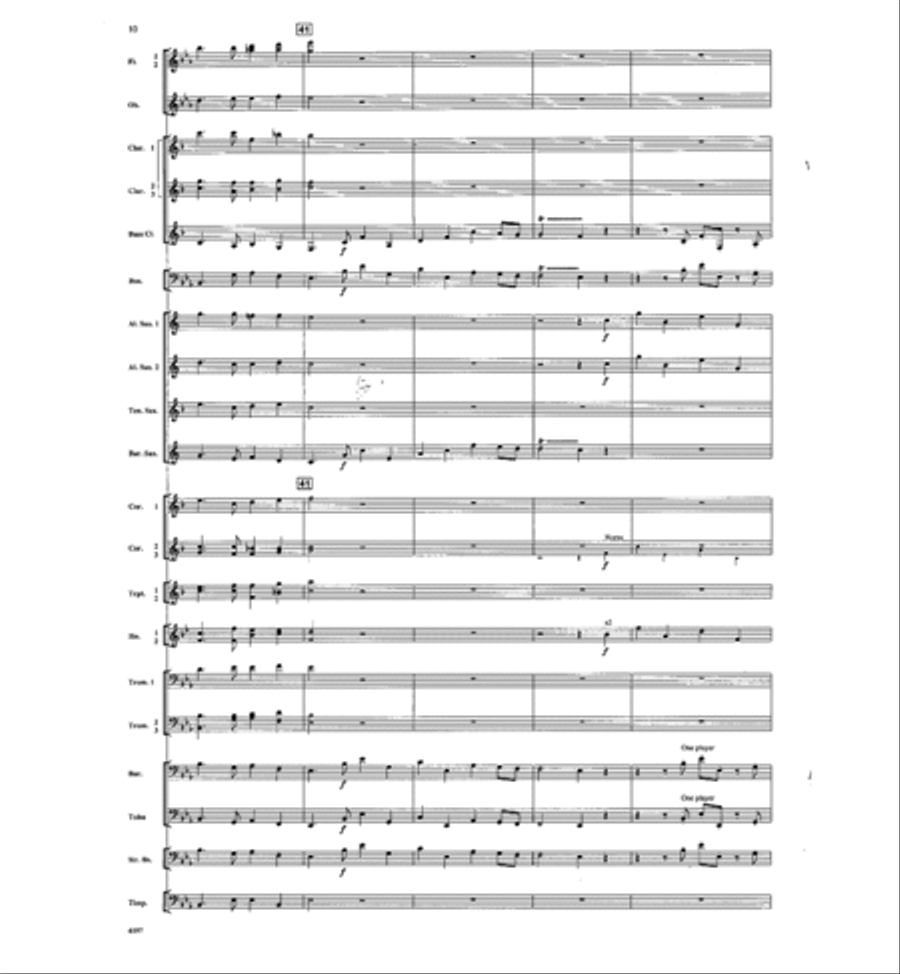 Hallelujah Chorus Hallelujah Chorus Concert Band scores gallery preview page 10