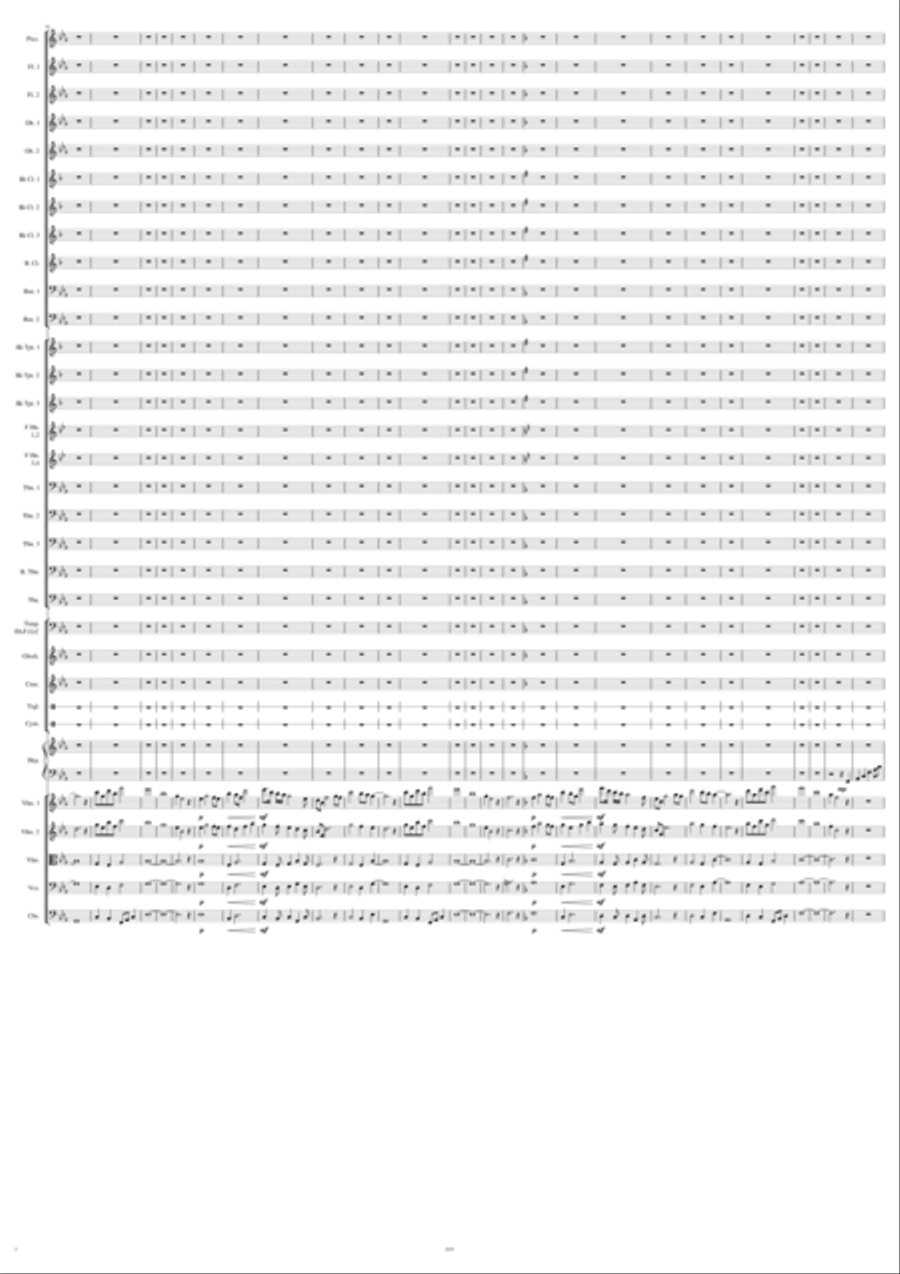 Palace of the Sorceress Full Orchestra scores gallery preview page 4