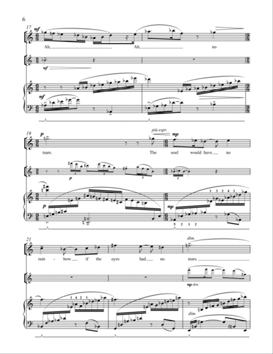 Songs of the Human Spirit (Score) Small Ensemble scores gallery preview page 6