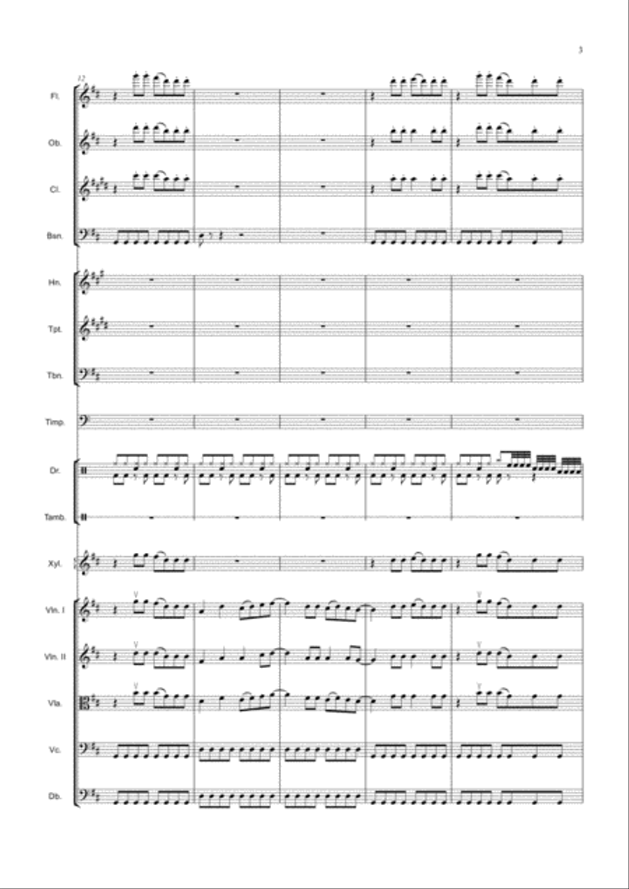 Mamma Mia Full Orchestra scores gallery preview page 5