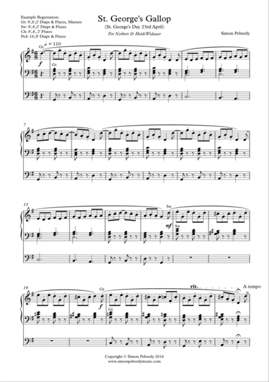 Little Book for Organ (Book 3), a third collection of new pieces by Simon Peberdy image number null
