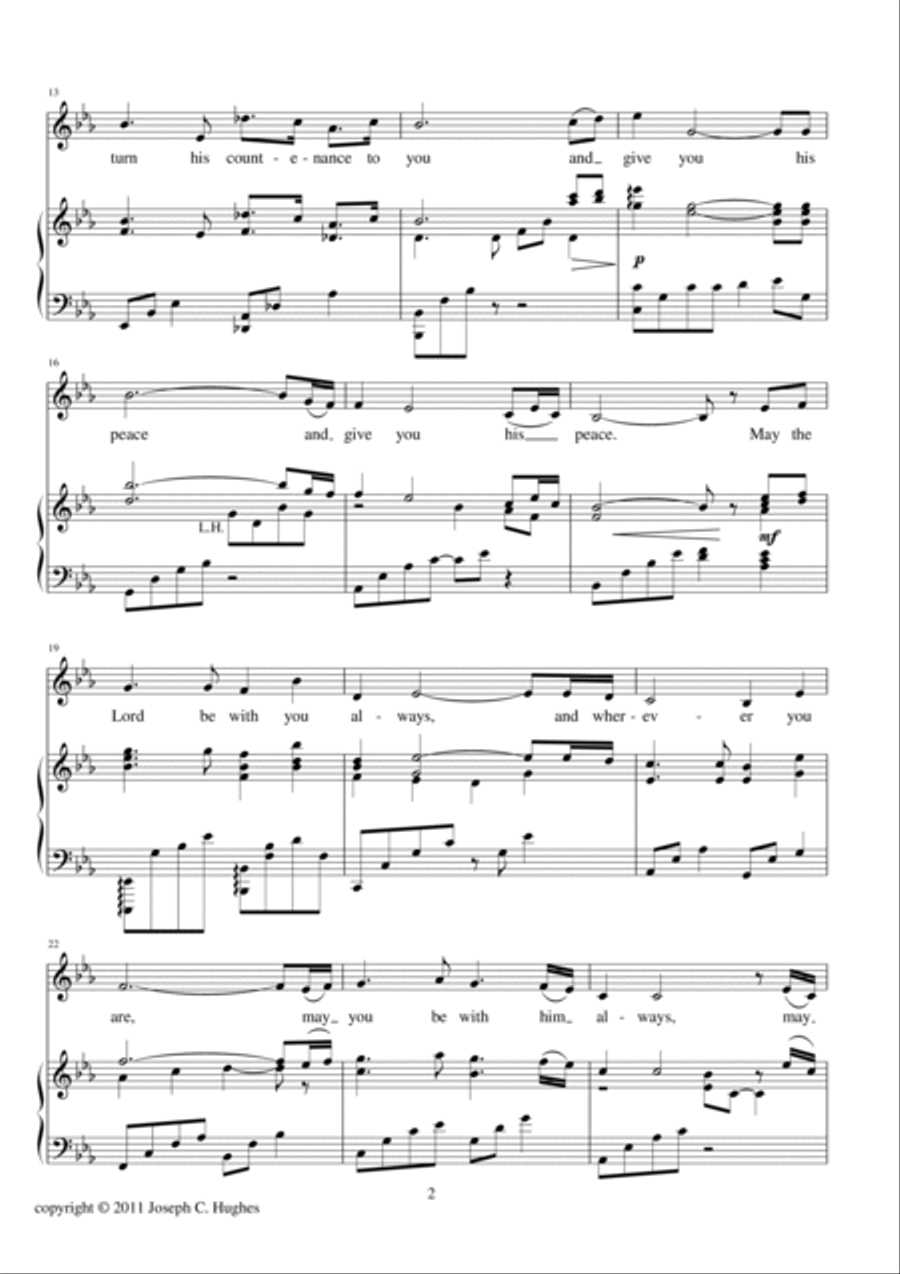The Blessing of St Clare The Blessing of St Clare Choir scores gallery preview page 2