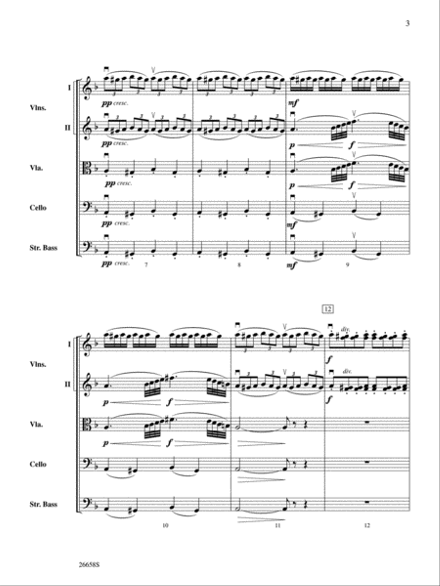 Halloween Spooktacular String Orchestra scores gallery preview page 3