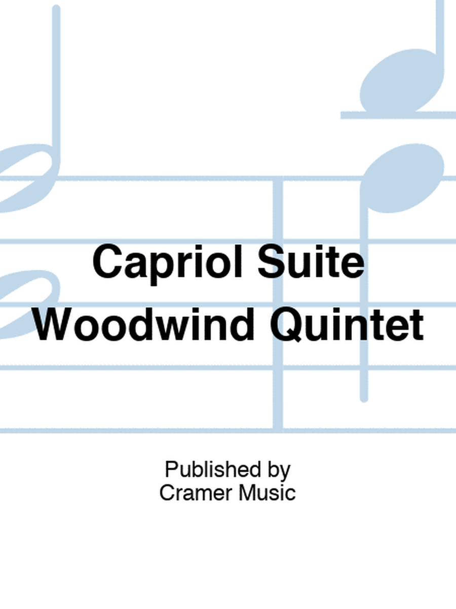 Capriol Suite Woodwind Quintet