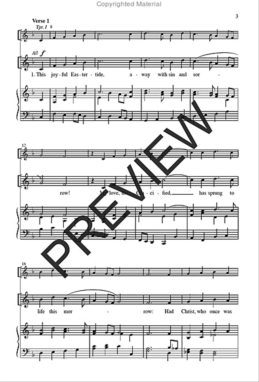 This Joyful Eastertide This Joyful Eastertide 3-Part scores gallery preview page 3