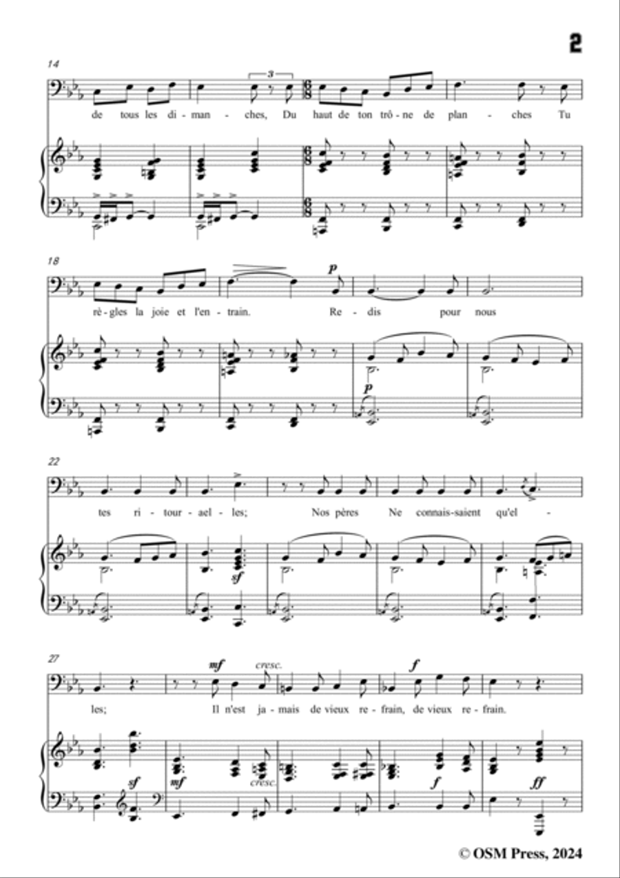 B. Godard-La ménétrier,in E flat Major,Op.10 No.6 Voice scores gallery preview page 3