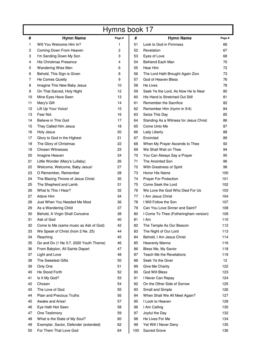 Hymns 17: Original Sacred SATB Music, volume 17 4-Part scores gallery preview page 3