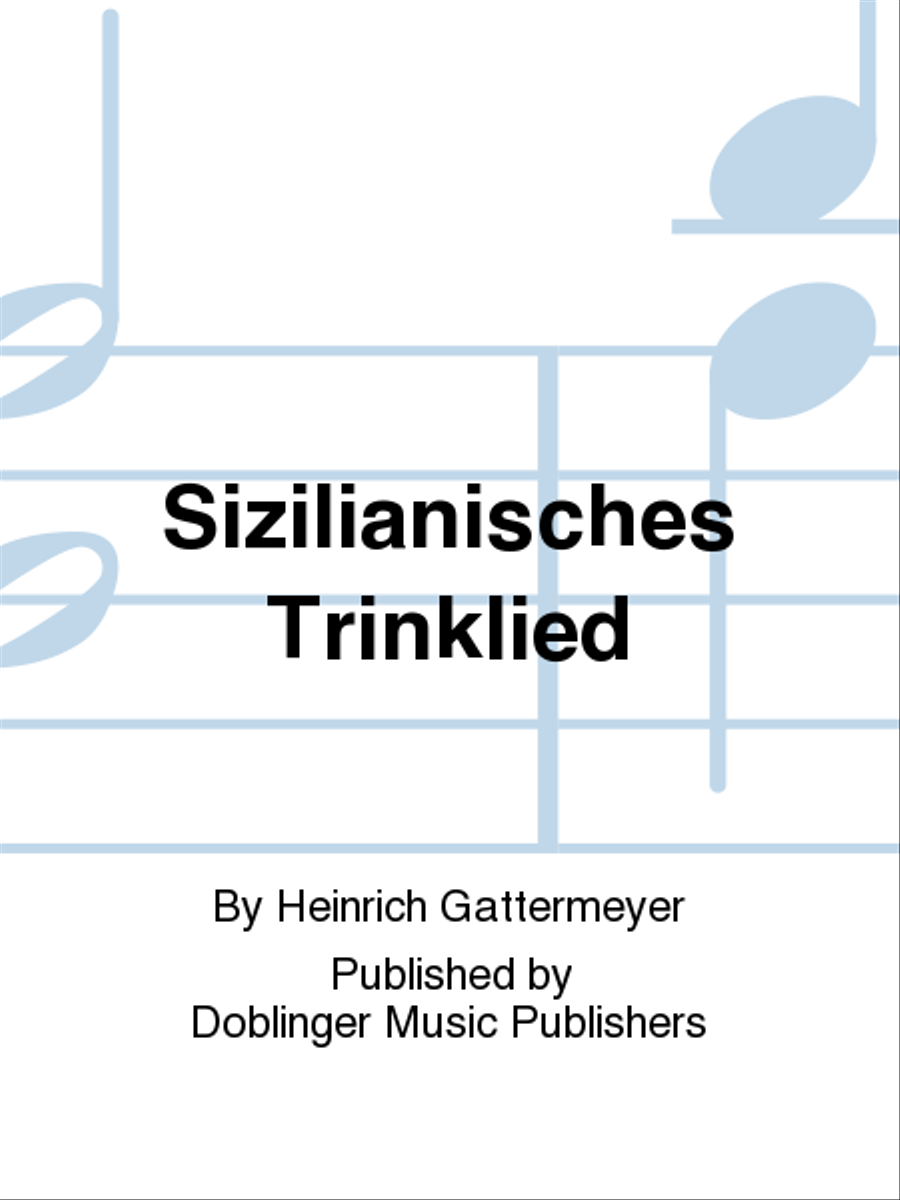 Sizilianisches Trinklied Choir scores gallery preview page 1