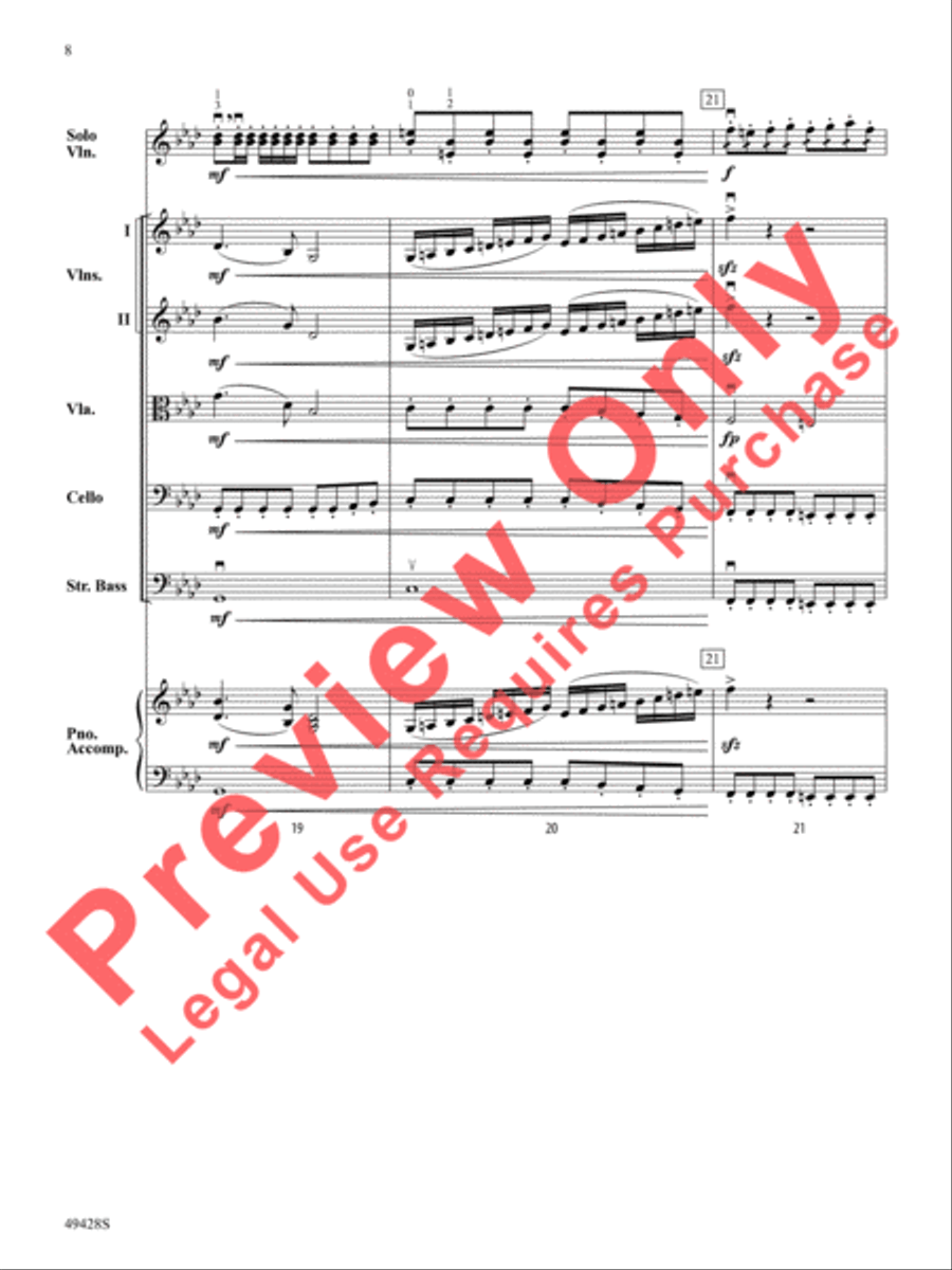 Vivaldi Rocks String Orchestra scores gallery preview page 9