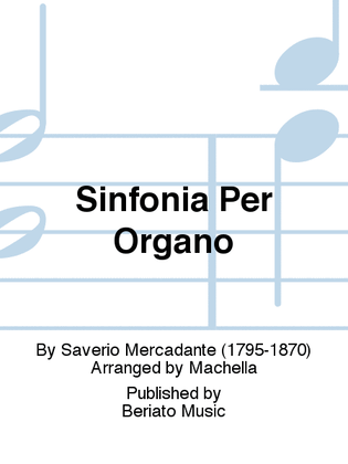 Sinfonia Per Organo