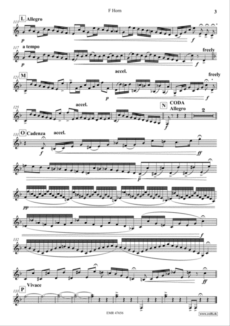 Air Varie Air Varie Horn scores gallery preview page 4