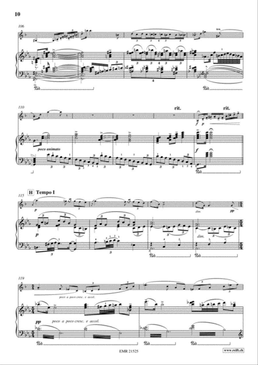 Concerto No. 10 Clarinet Solo scores gallery preview page 10