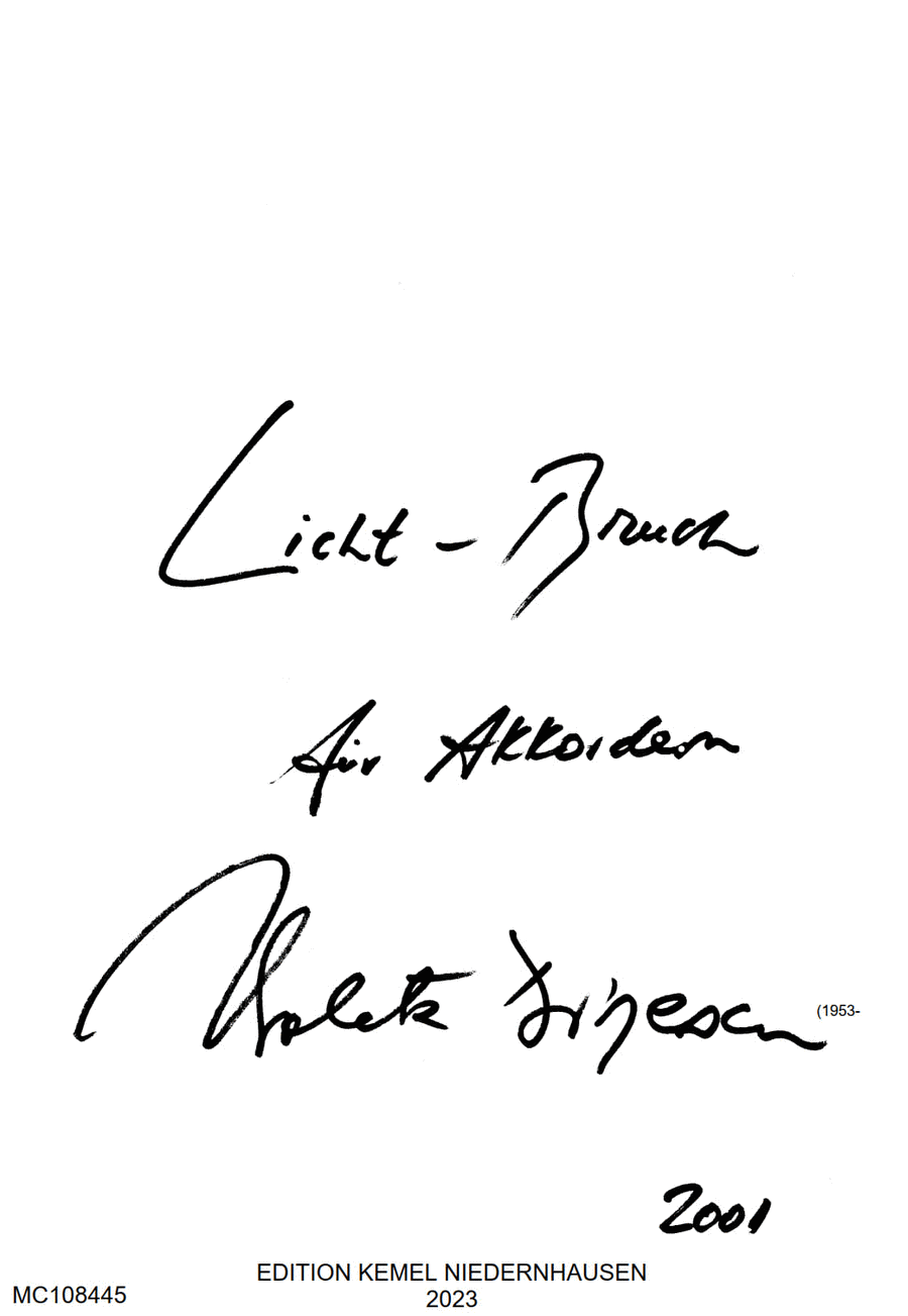 Licht-Bruch Accordion scores gallery preview page 1