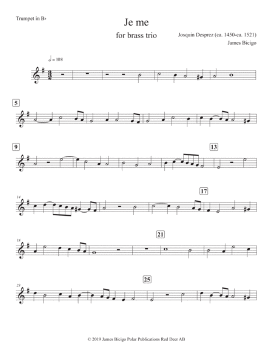 Je Me Horn scores gallery preview page 4