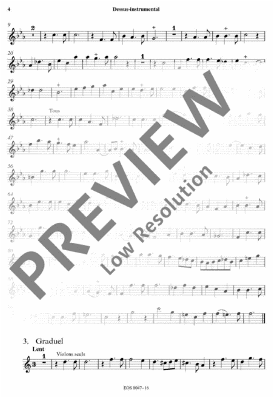 Messe de Mort Flute scores gallery preview page 4
