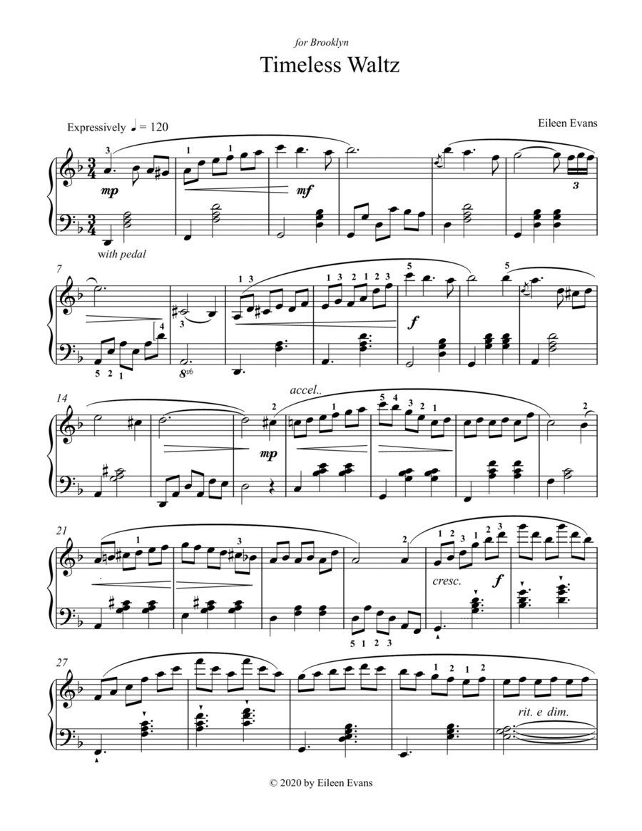 Timeless Waltz Piano Method scores gallery preview page 1
