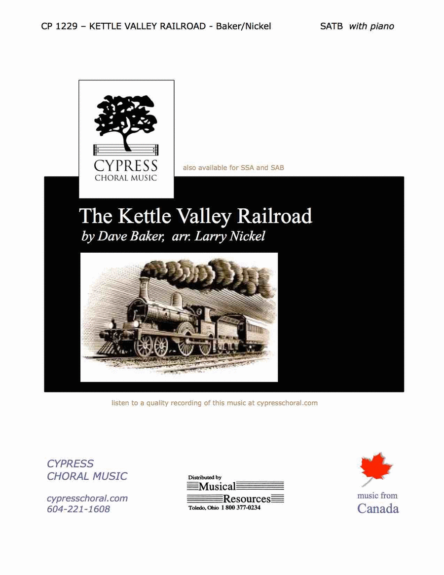 Kettle Valley Railway Kettle Valley Railway 4-Part scores gallery preview page 1