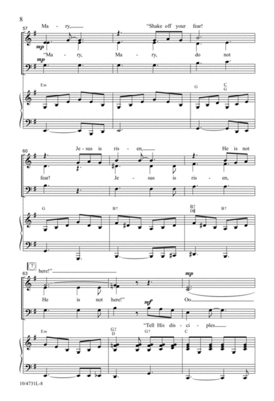 Hallelujah! Resurrection Day! 3-Part scores gallery preview page 8