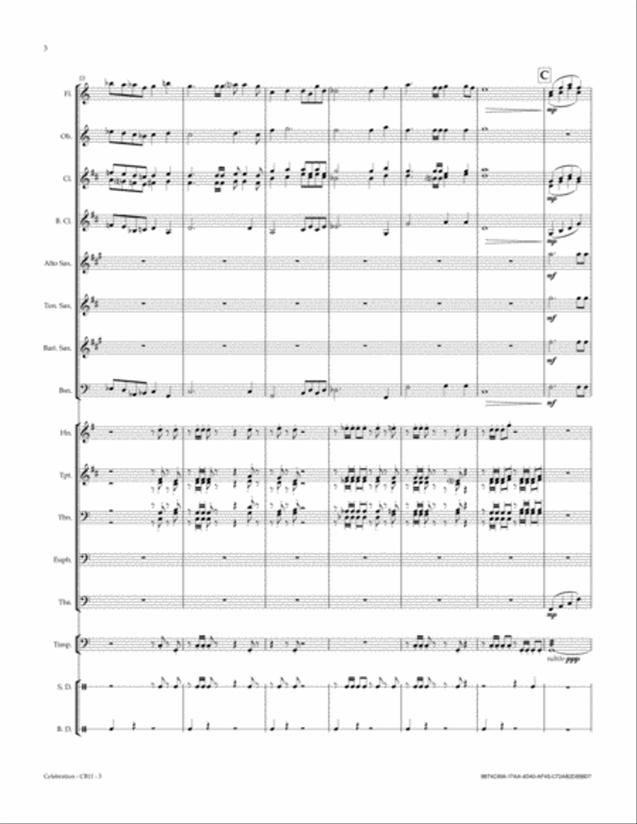 Celebration Concert Band scores gallery preview page 6