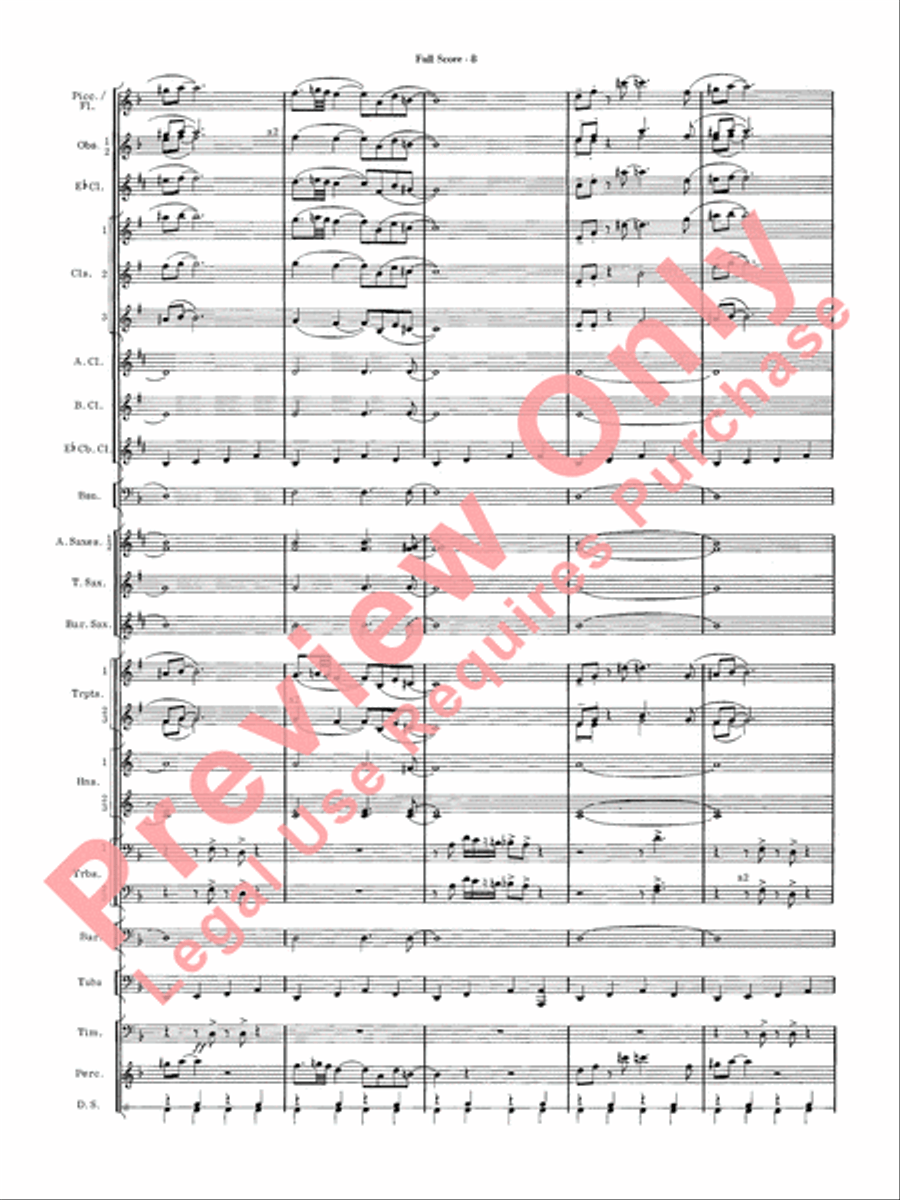 James Bond Suite Concert Band scores gallery preview page 10